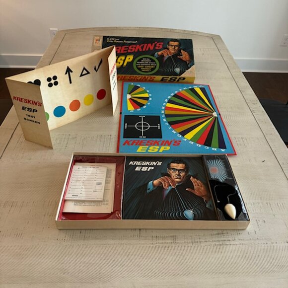 Rare, Vintage 1967 Milton Bradley Kreskin's ESP Game - Picture 2 of 11
